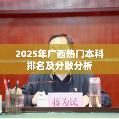 2025广西本科排名及分数分析概览