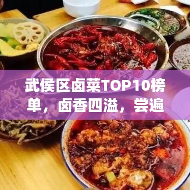 武侯区卤菜TOP10榜单，卤香四溢，尝遍佳肴盛宴