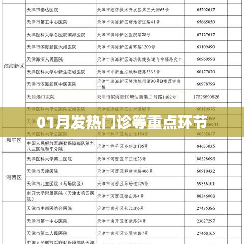 01月发热门诊等重点环节，防控措施与应对策略