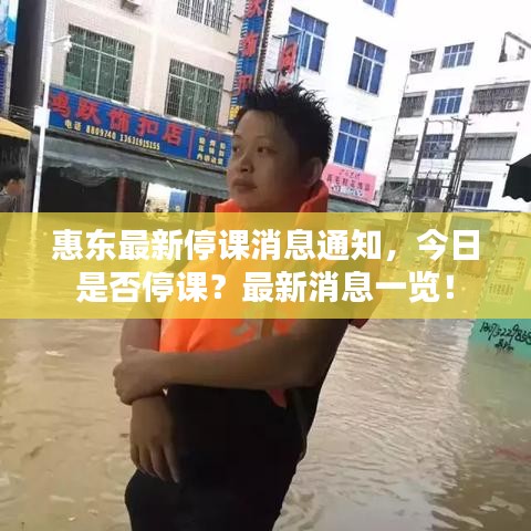 惠东最新停课消息通知，今日是否停课？最新消息一览！